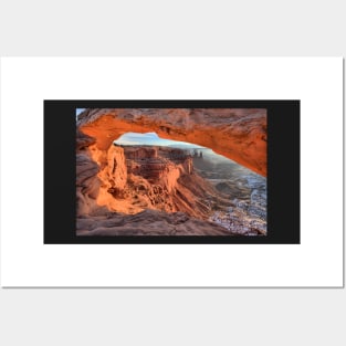 Mesa Arch Winter Sunrise Posters and Art